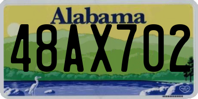 AL license plate 48AX702