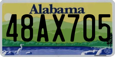 AL license plate 48AX705
