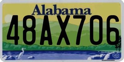 AL license plate 48AX706