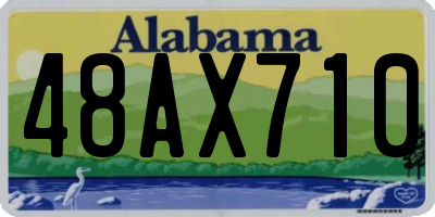 AL license plate 48AX710