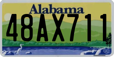 AL license plate 48AX711