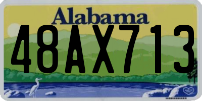 AL license plate 48AX713