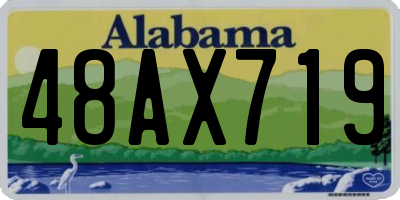 AL license plate 48AX719