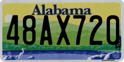 AL license plate 48AX720
