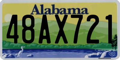AL license plate 48AX721