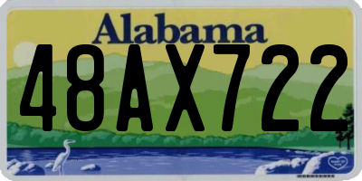 AL license plate 48AX722