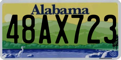 AL license plate 48AX723