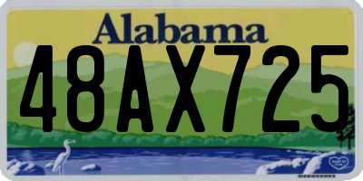 AL license plate 48AX725
