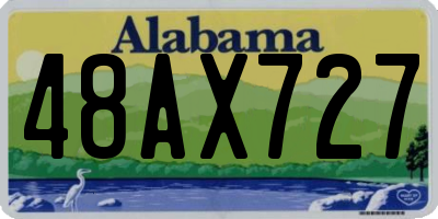 AL license plate 48AX727