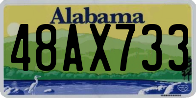 AL license plate 48AX733