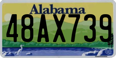 AL license plate 48AX739