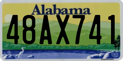 AL license plate 48AX741