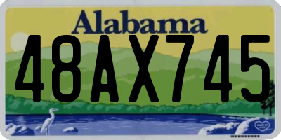 AL license plate 48AX745