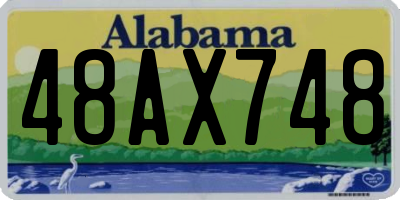 AL license plate 48AX748