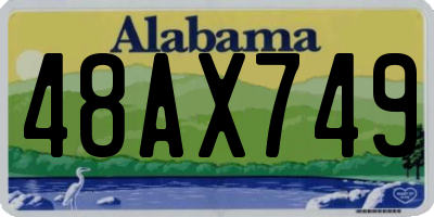 AL license plate 48AX749