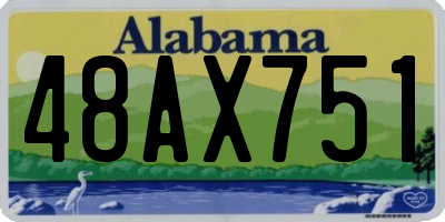AL license plate 48AX751
