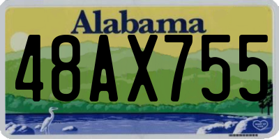 AL license plate 48AX755