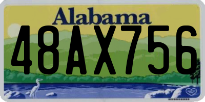 AL license plate 48AX756
