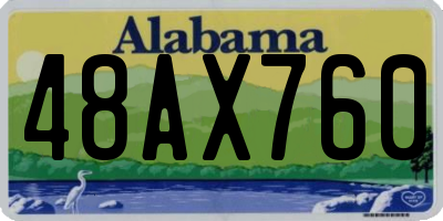 AL license plate 48AX760