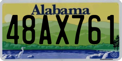 AL license plate 48AX761