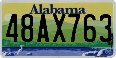 AL license plate 48AX763