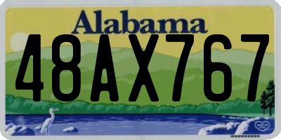 AL license plate 48AX767