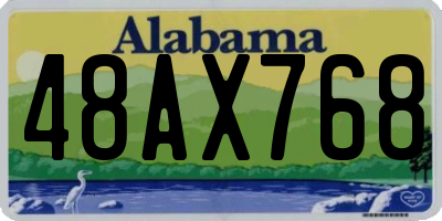 AL license plate 48AX768