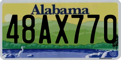 AL license plate 48AX770