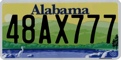 AL license plate 48AX777