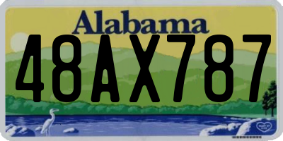AL license plate 48AX787