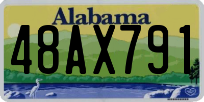 AL license plate 48AX791