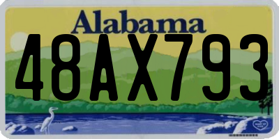 AL license plate 48AX793