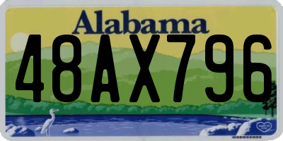 AL license plate 48AX796