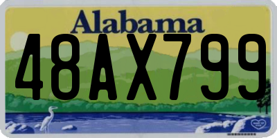 AL license plate 48AX799