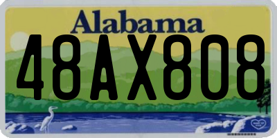 AL license plate 48AX808