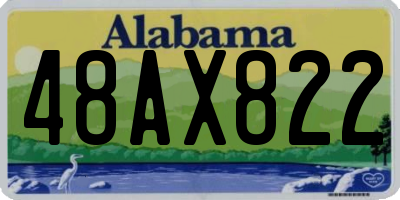 AL license plate 48AX822