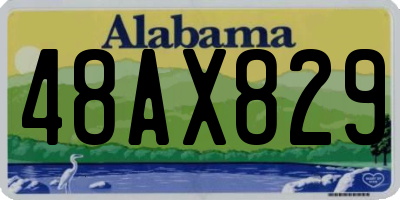 AL license plate 48AX829