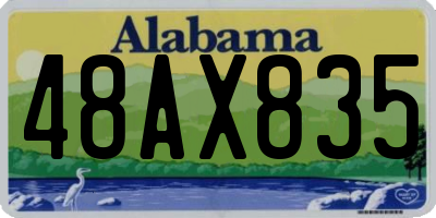 AL license plate 48AX835