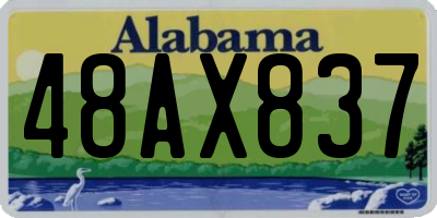 AL license plate 48AX837