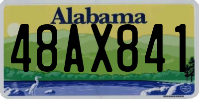 AL license plate 48AX841