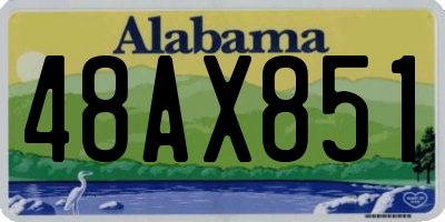 AL license plate 48AX851