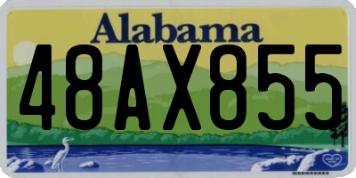 AL license plate 48AX855