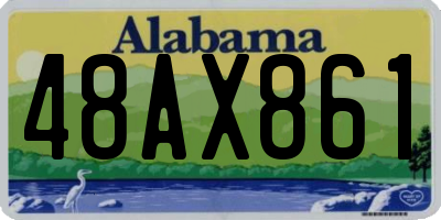 AL license plate 48AX861