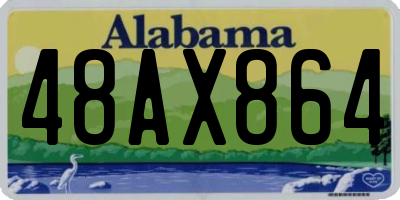AL license plate 48AX864