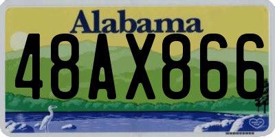 AL license plate 48AX866