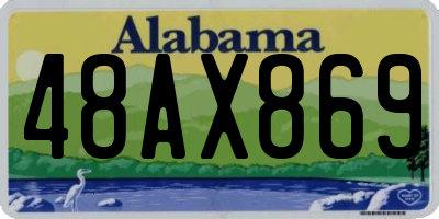 AL license plate 48AX869
