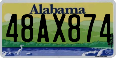 AL license plate 48AX874