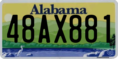 AL license plate 48AX881