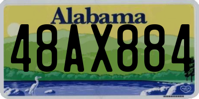 AL license plate 48AX884