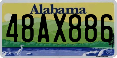 AL license plate 48AX886